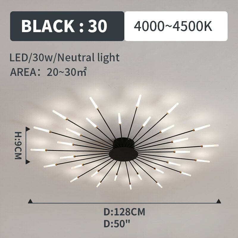 Arralessa Firework Ceiling Light