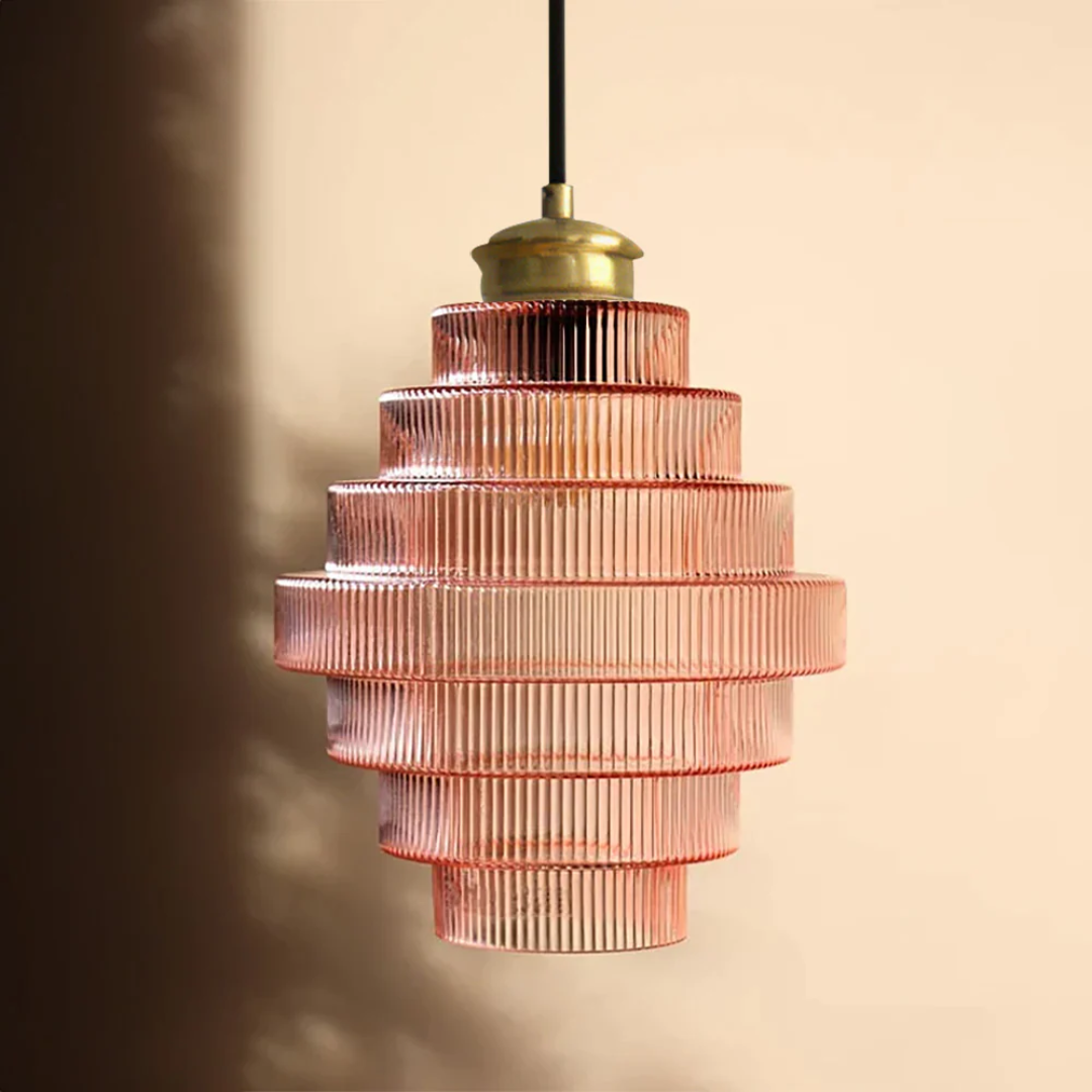 Molenna Ribbed Pendant Light