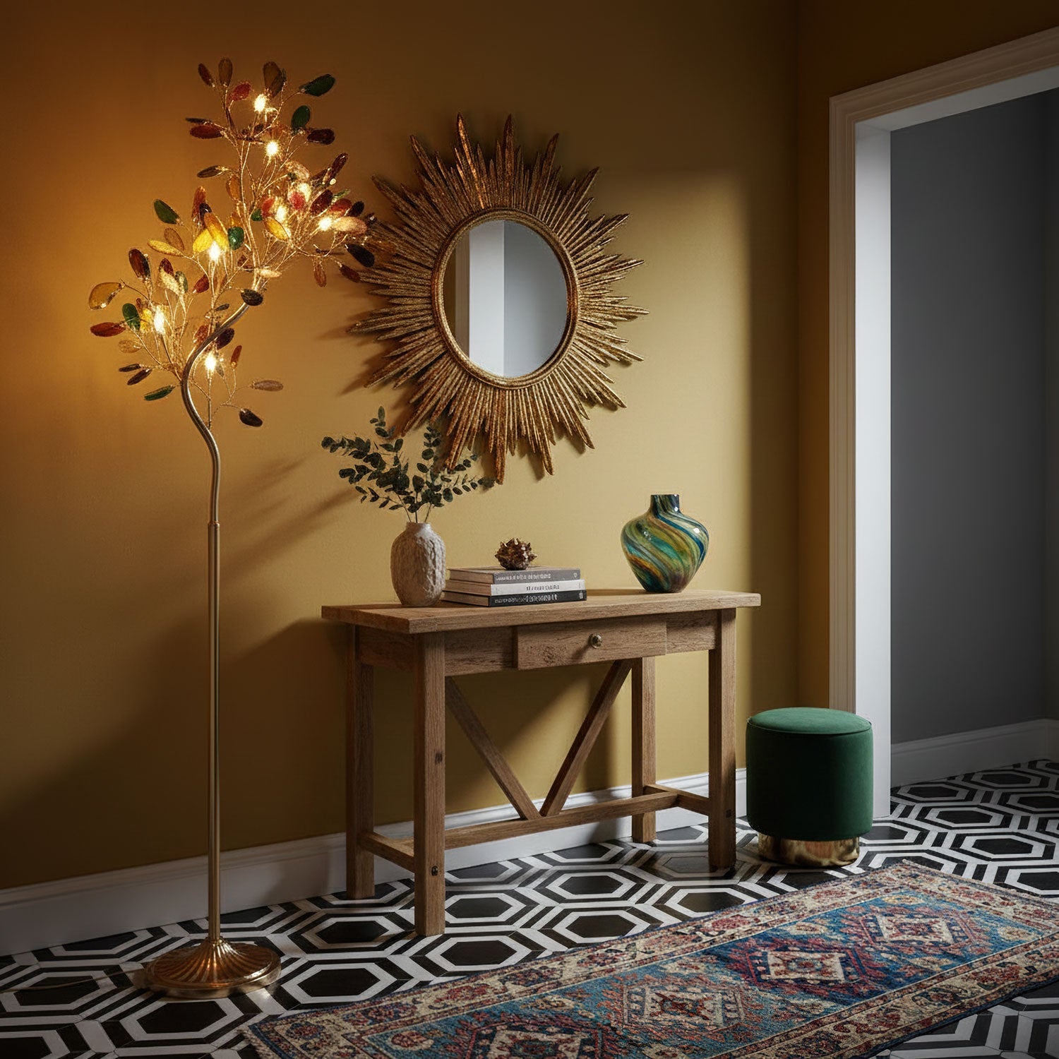 Ikelivar Sculptural Floor Lamp