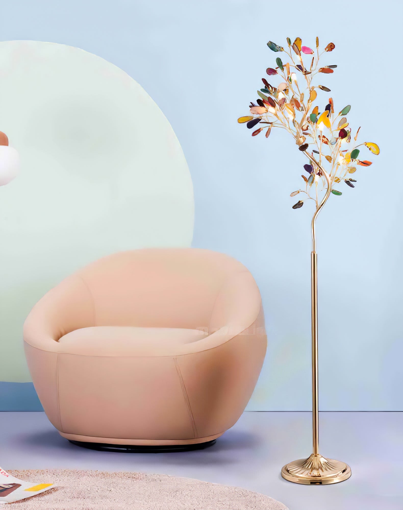 Ikelivar Sculptural Floor Lamp