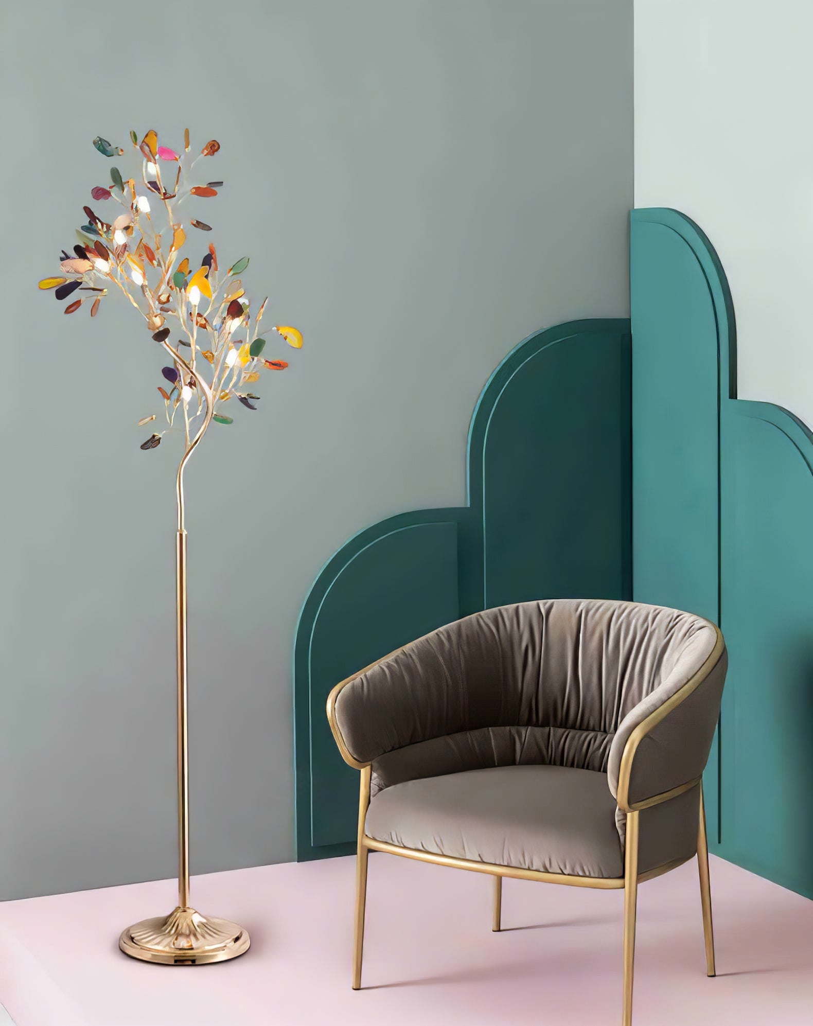 Ikelivar Sculptural Floor Lamp