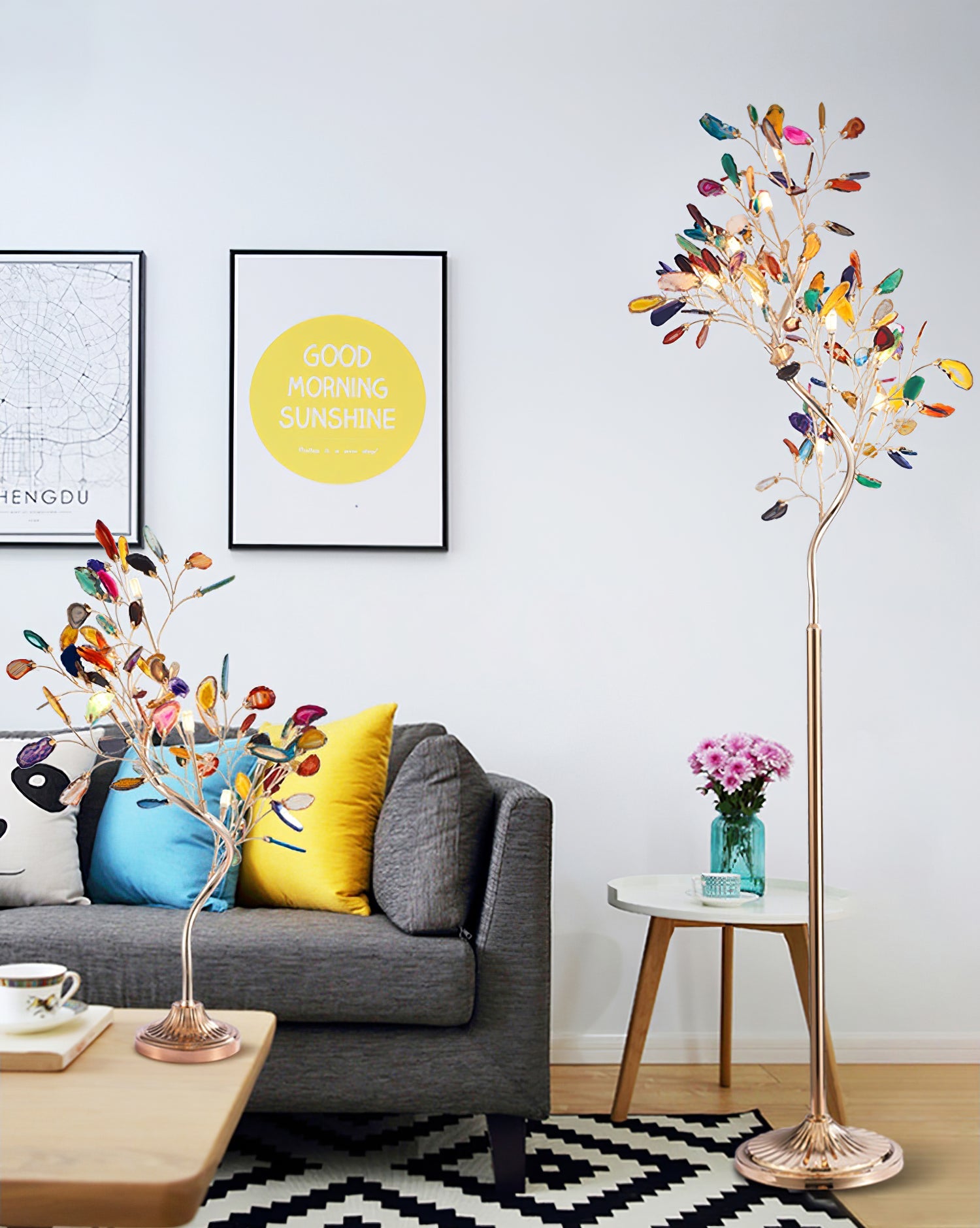 Ikelivar Sculptural Floor Lamp