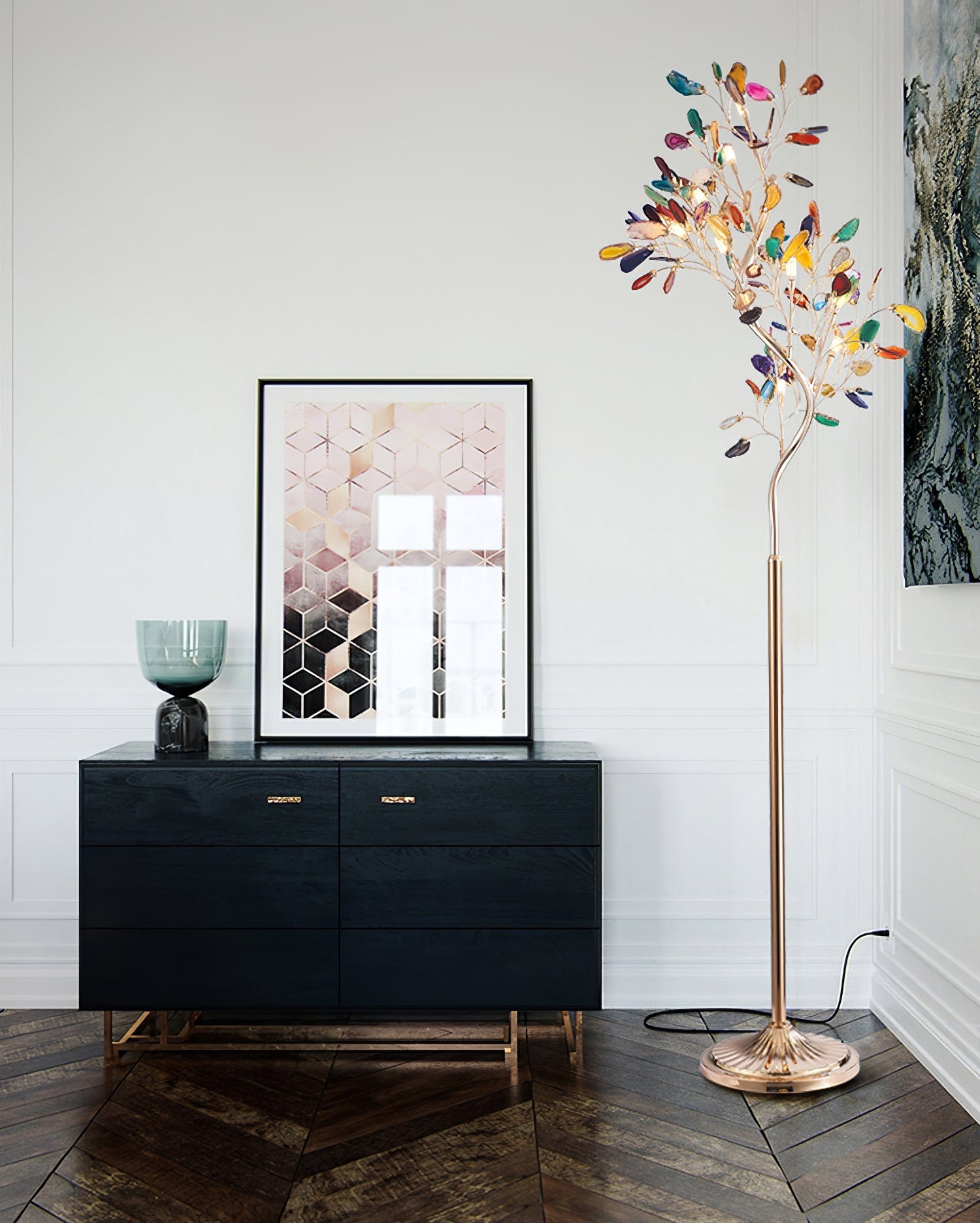 Ikelivar Sculptural Floor Lamp