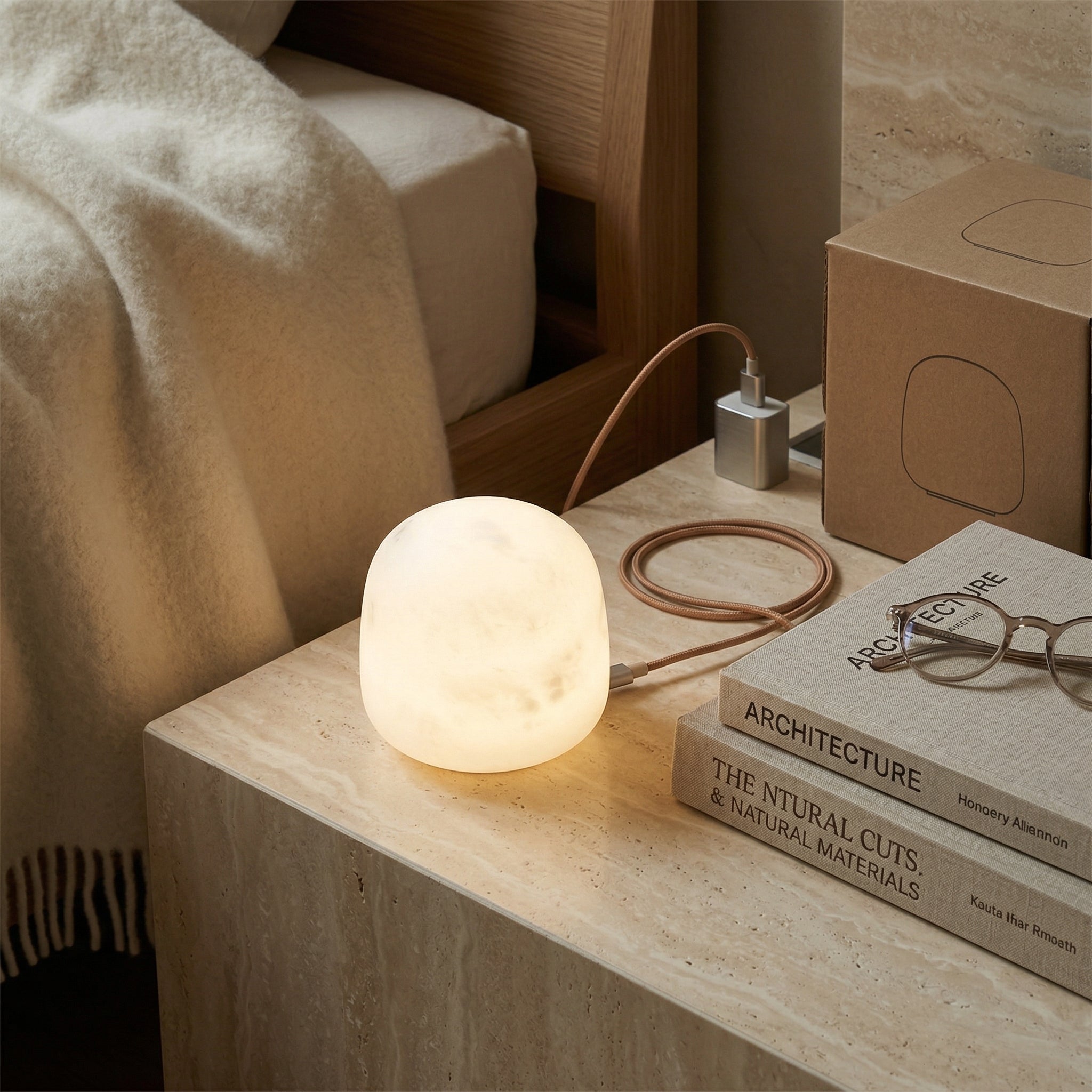 Bazorello Alabaster Table Lamp
