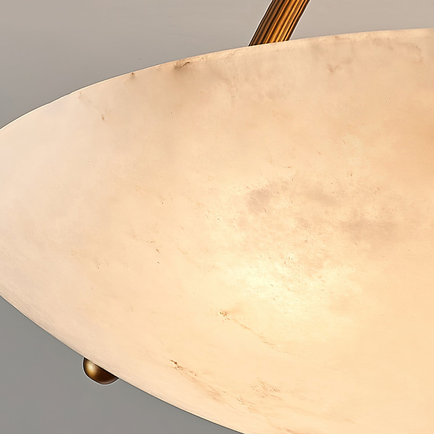 Ardanello Alabaster Bowl Ceiling Light