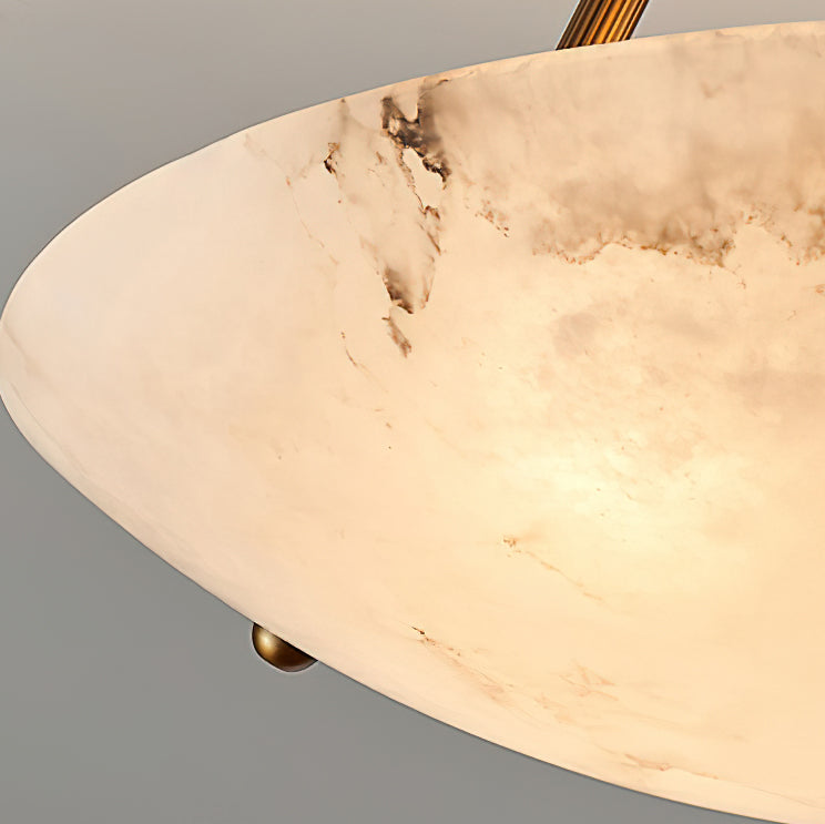 Ardanello Alabaster Bowl Ceiling Light