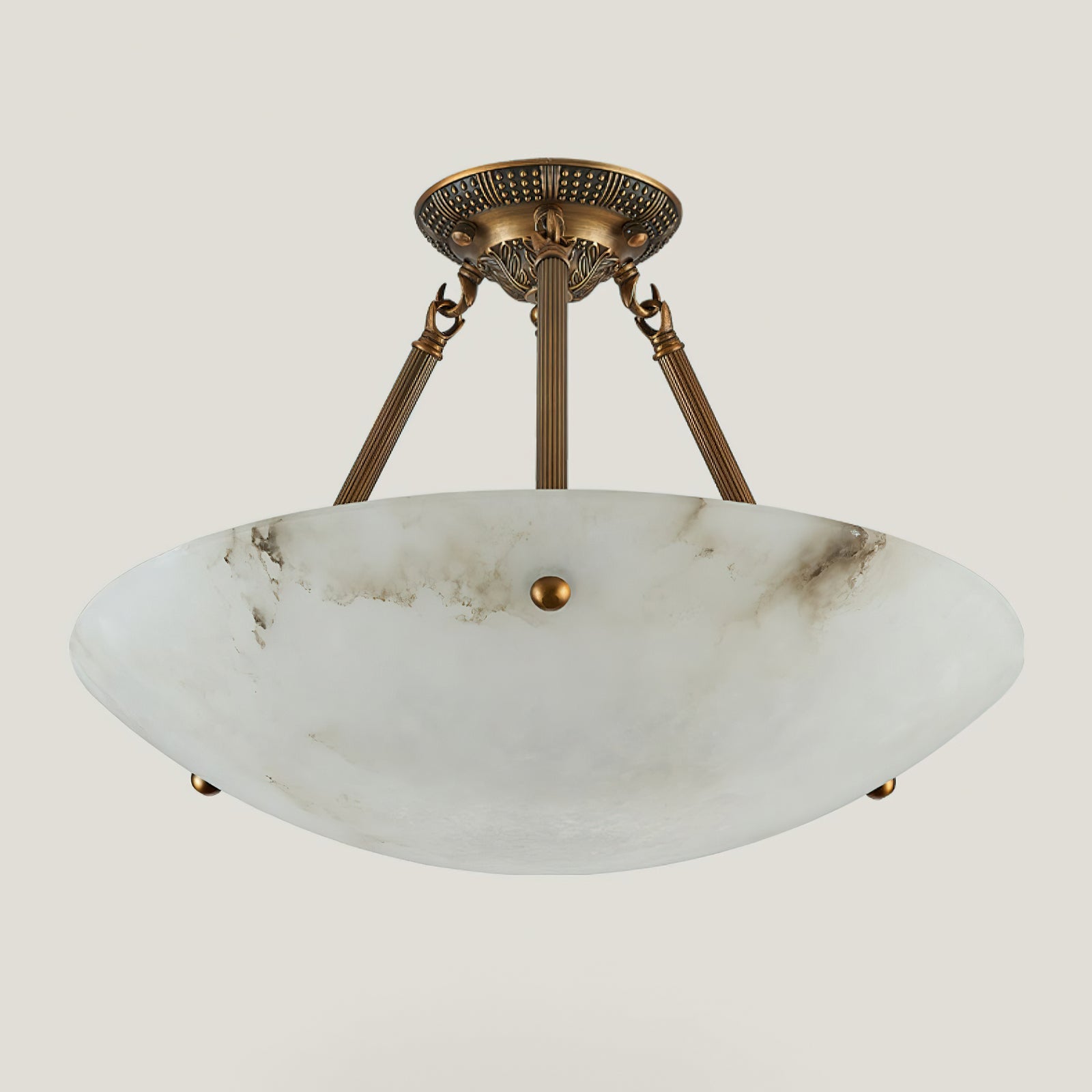 Ardanello Alabaster Bowl Ceiling Light