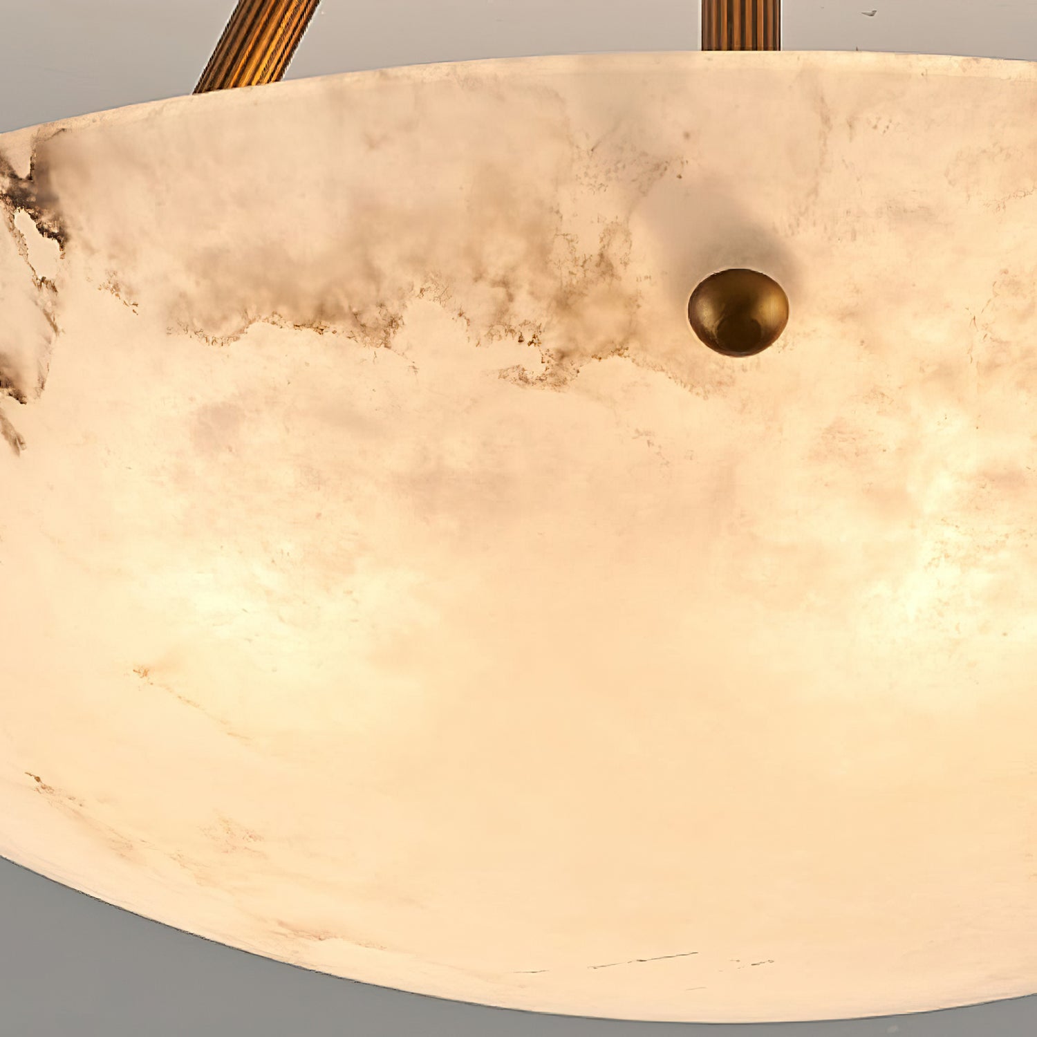 Ardanello Alabaster Bowl Ceiling Light