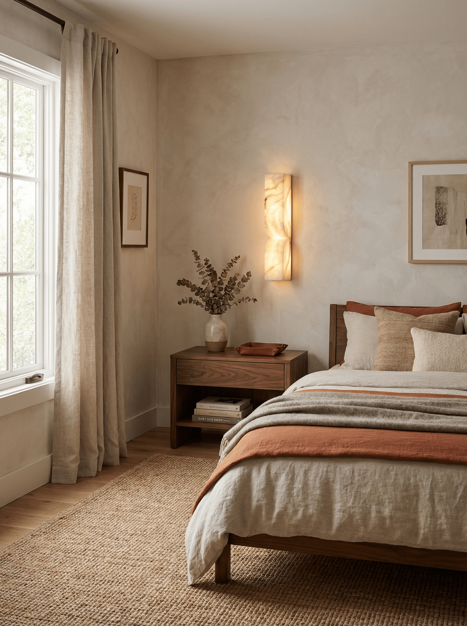 Soroza Alabaster Wall Light