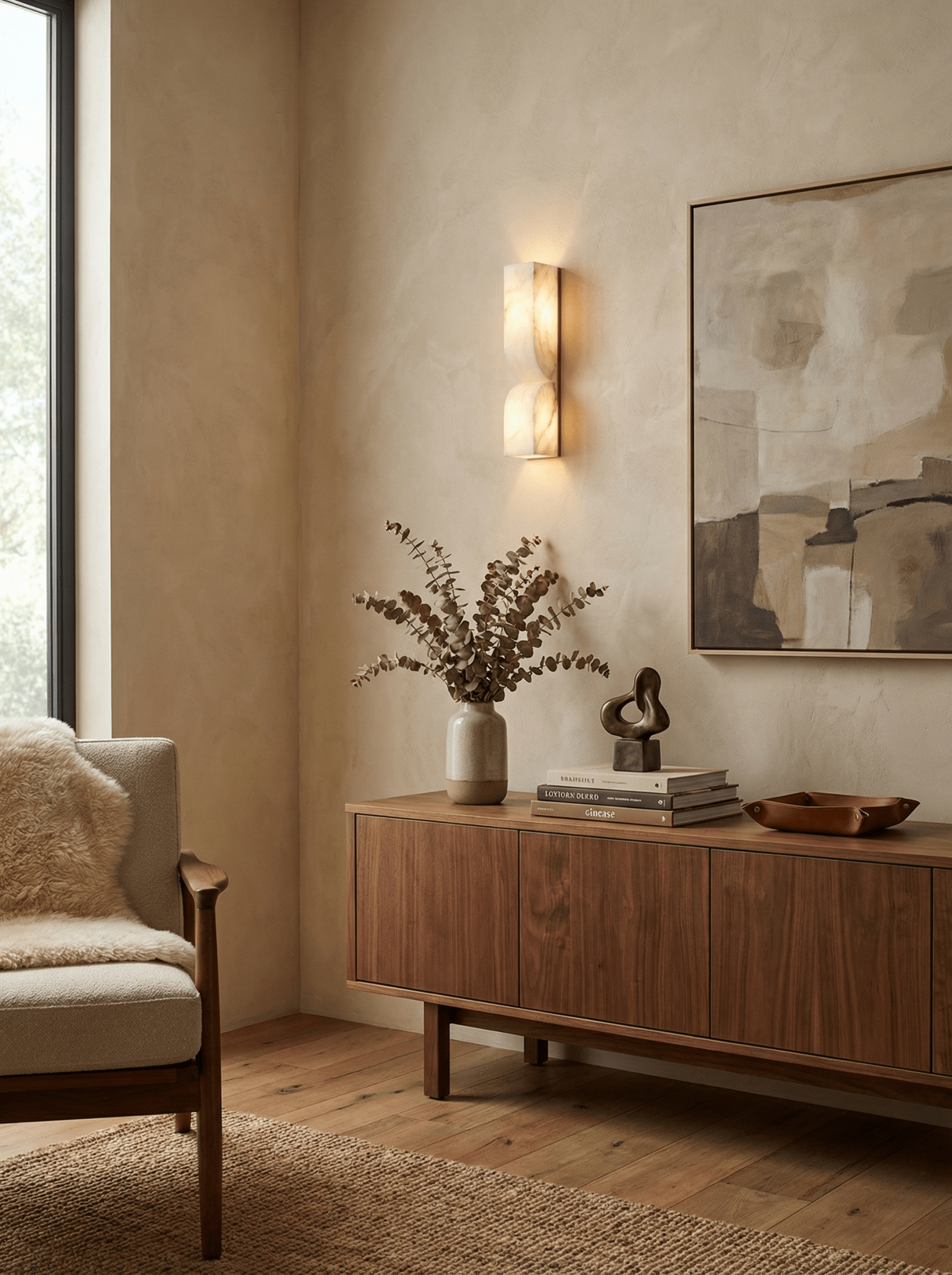 Soroza Alabaster Wall Light
