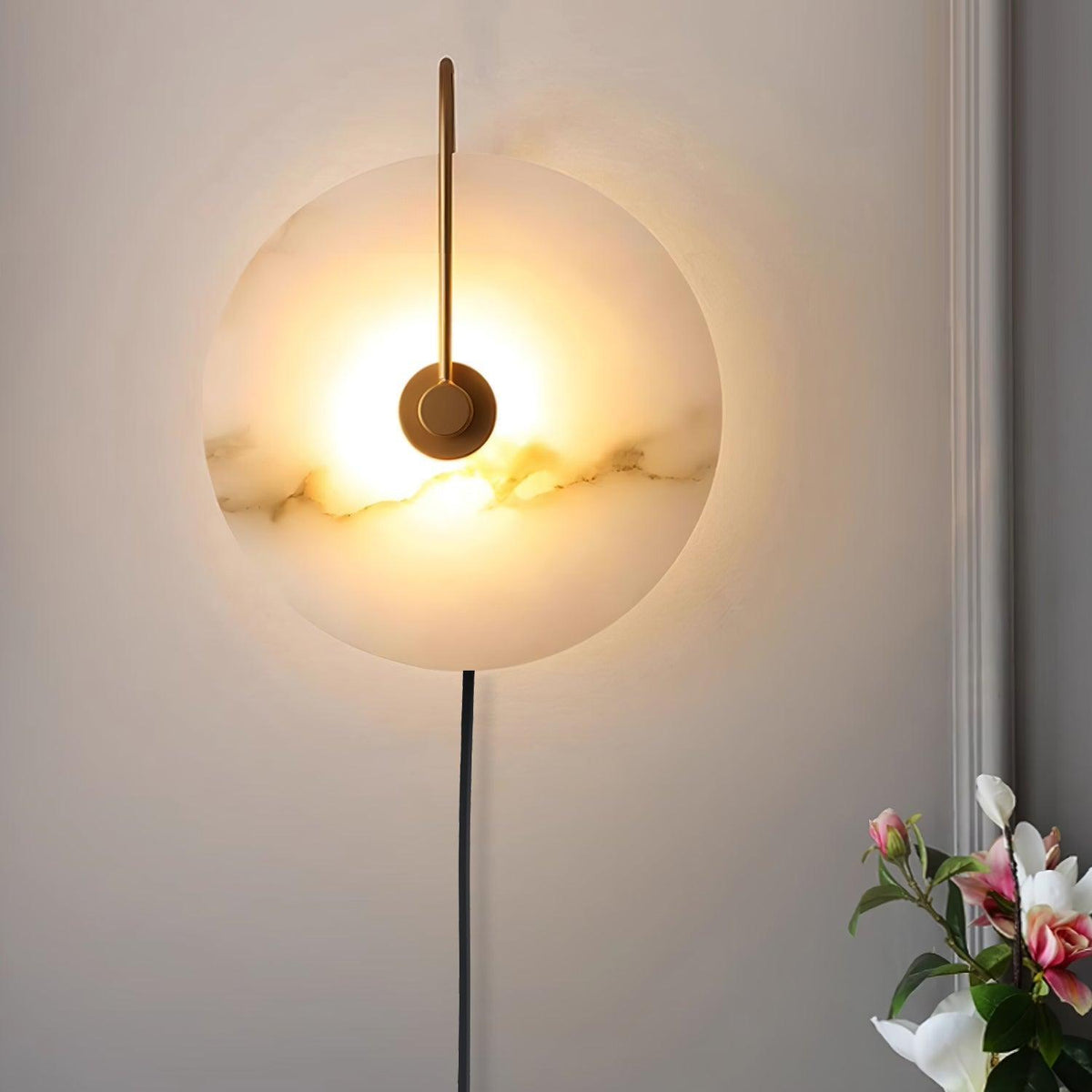 Alabaster LED Plug-In Wall Lamp – detail 23