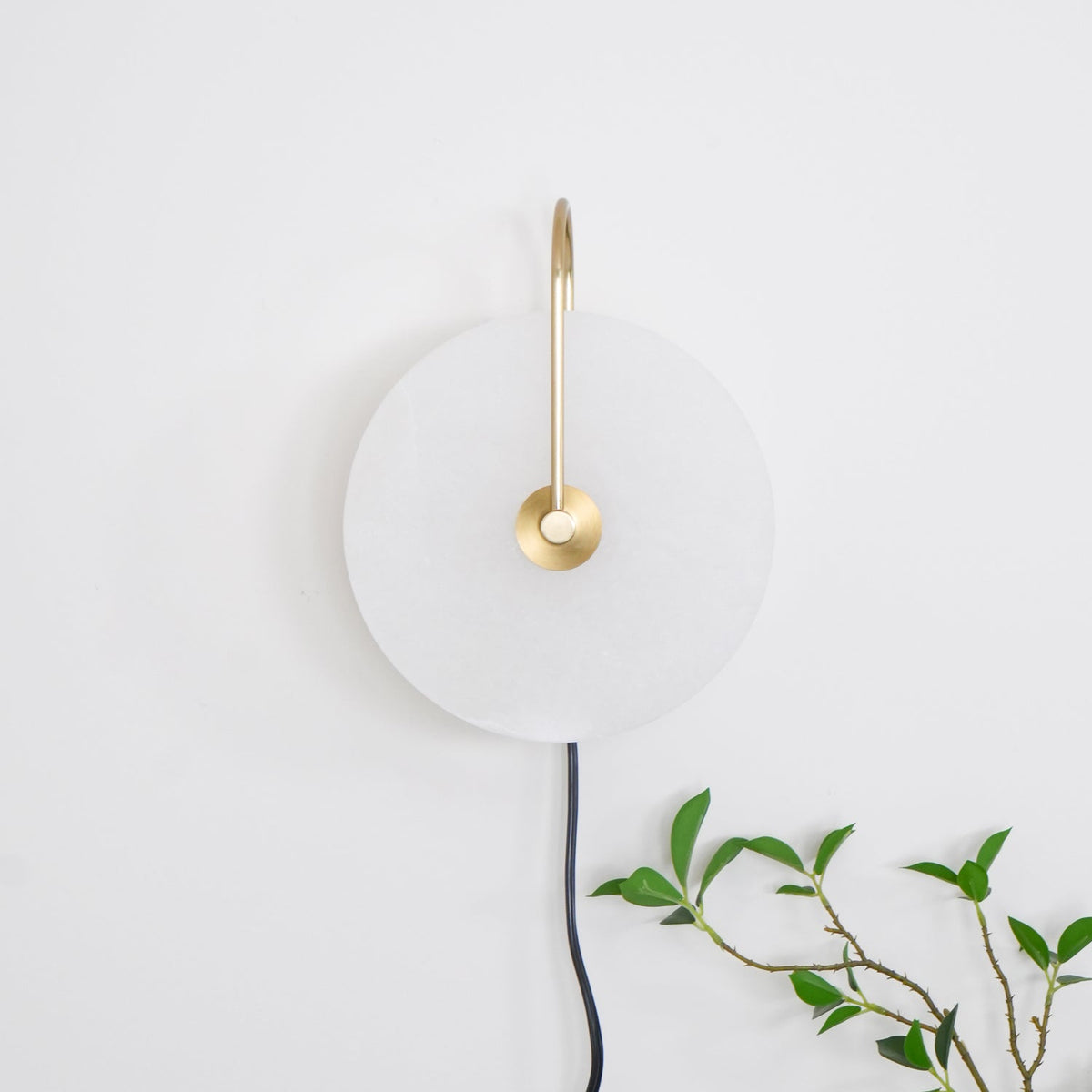 Alabaster LED Plug-In Wall Lamp – detail 16