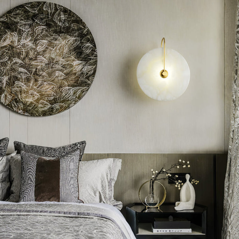 Caron Alabaster Wall Light