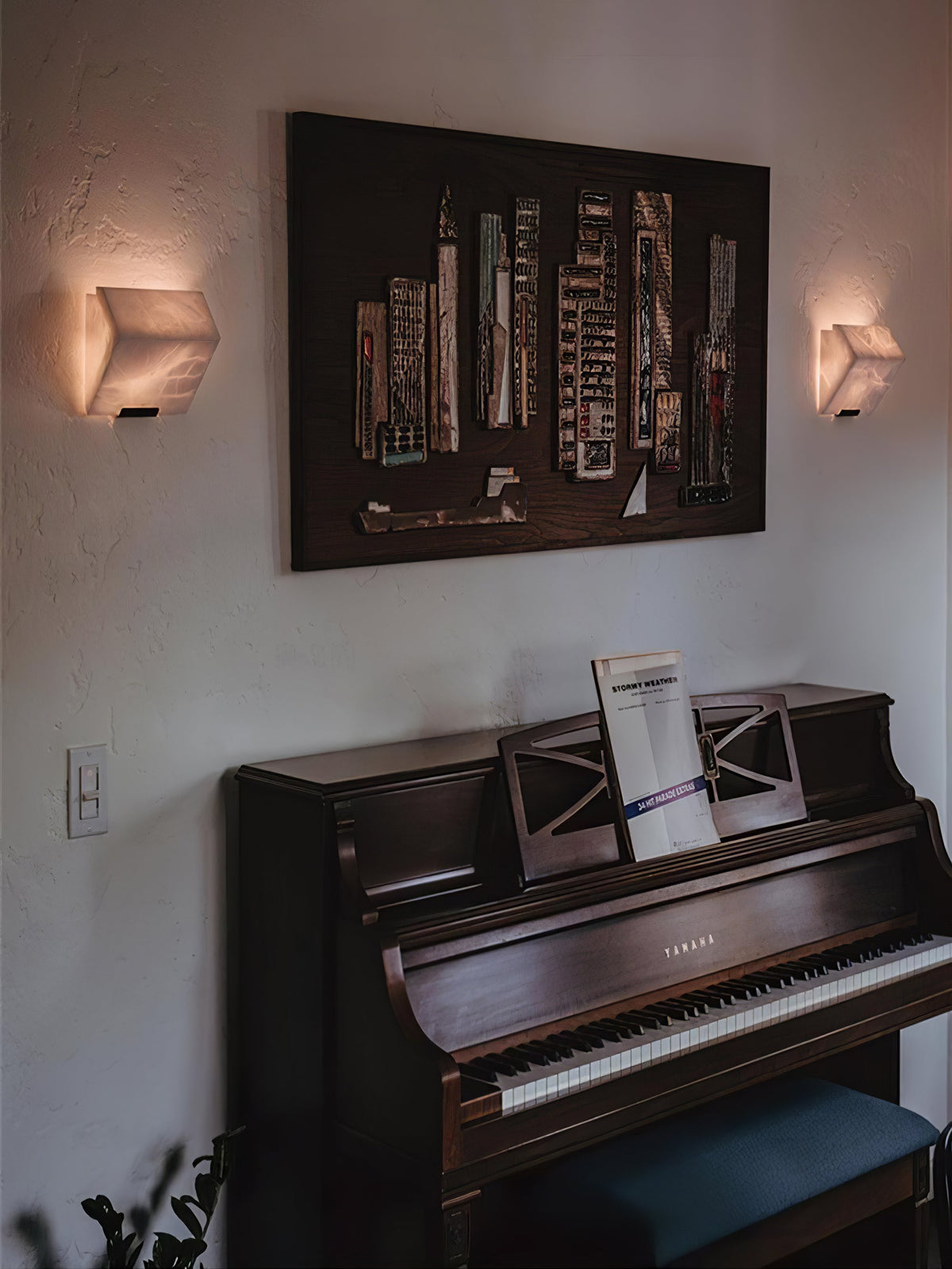 Alabaster Staircase Wall Lamp – detail 29