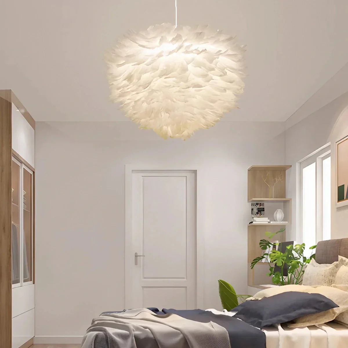 Zelivor Feather Pendant Light