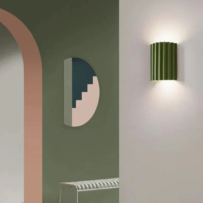 Perol Ribbed Wall Light