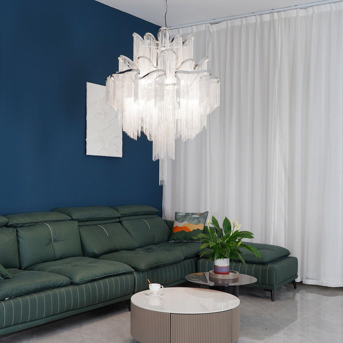 Stream Chain Chandelier – detail 21