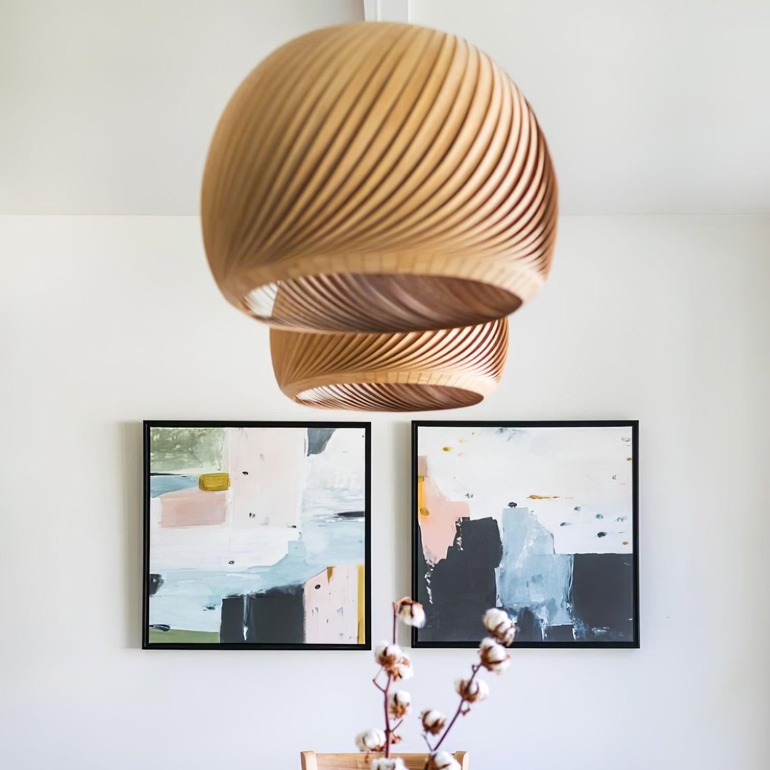 Lozum Wooden Pendant Light