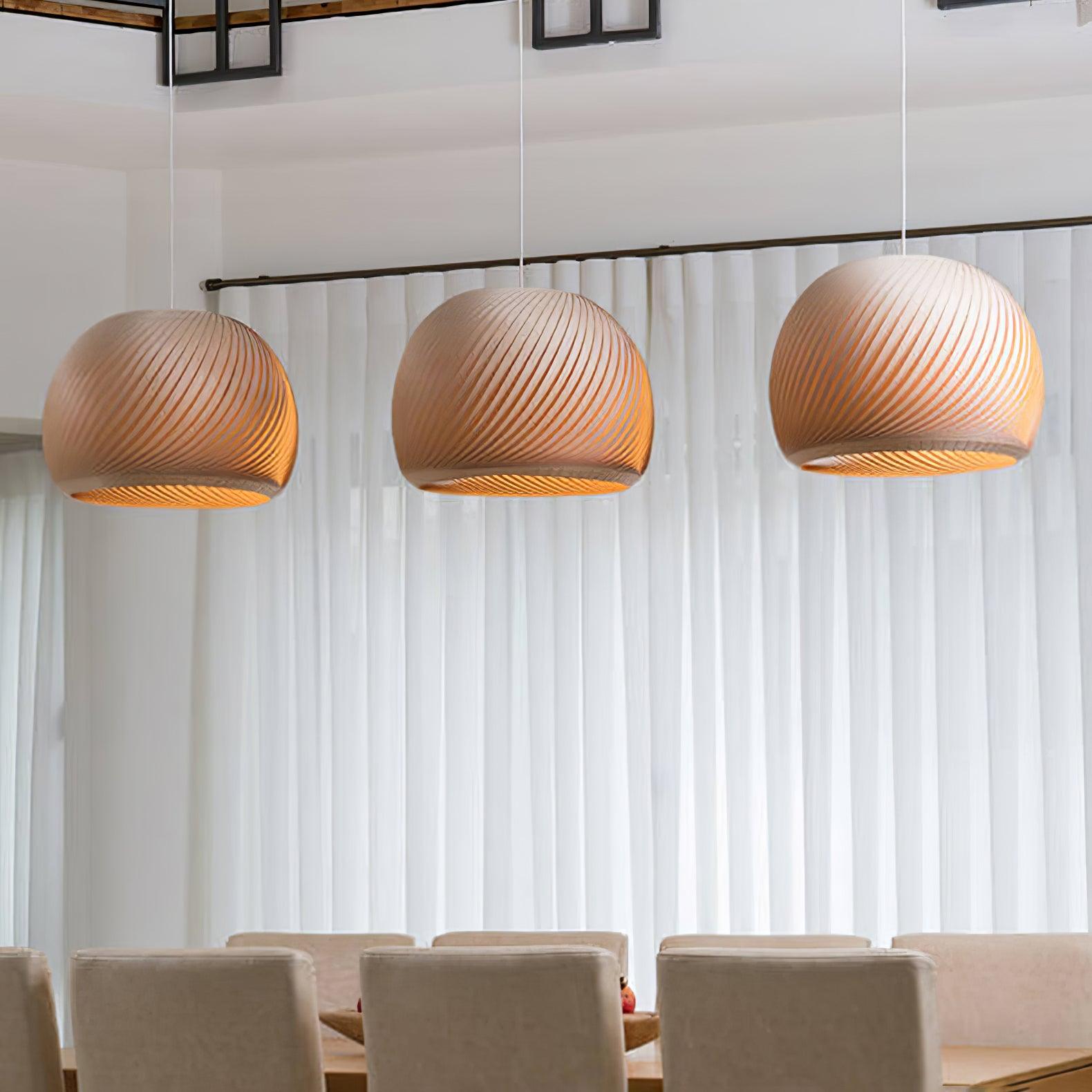 Lozum Wooden Pendant Light