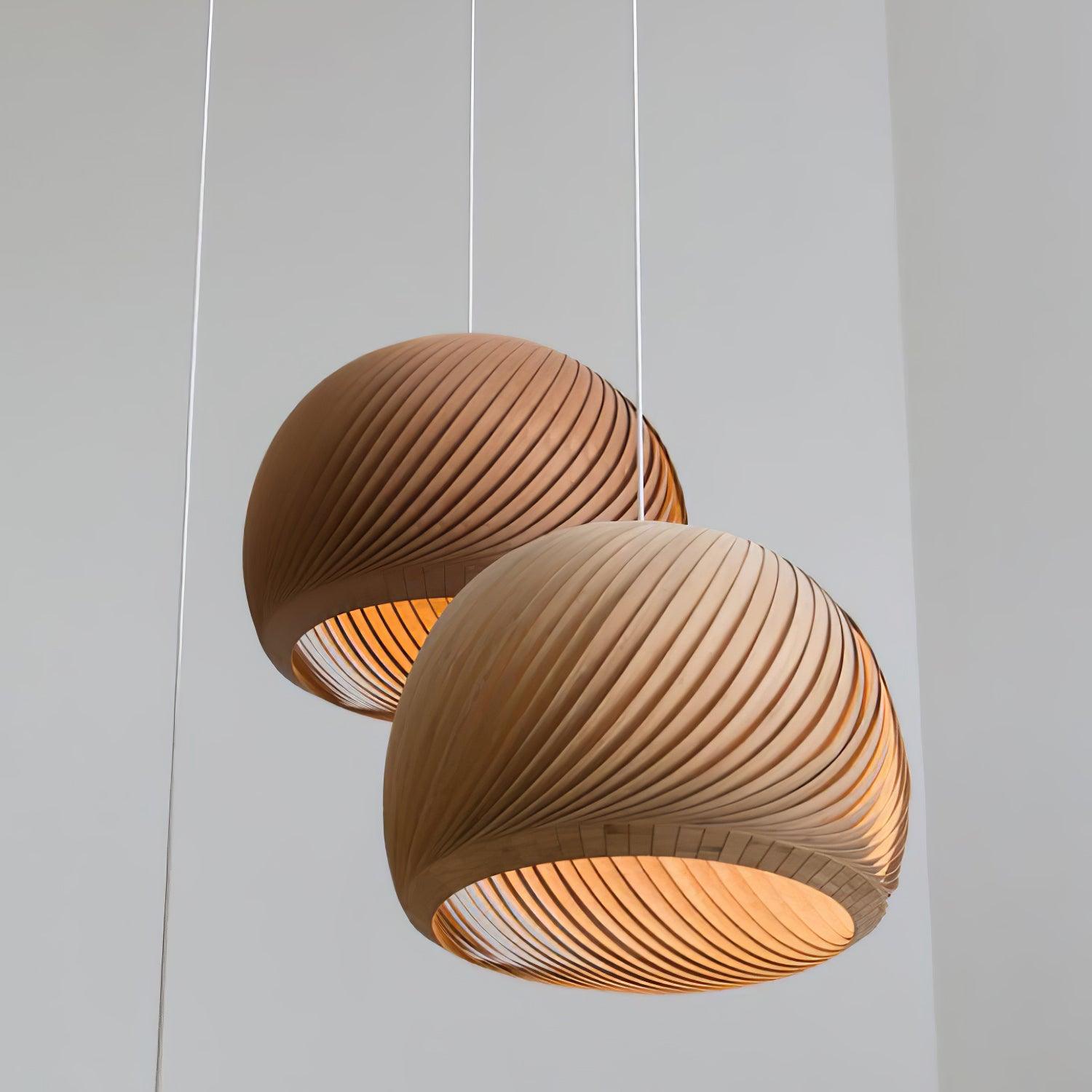 Lozum Wooden Pendant Light