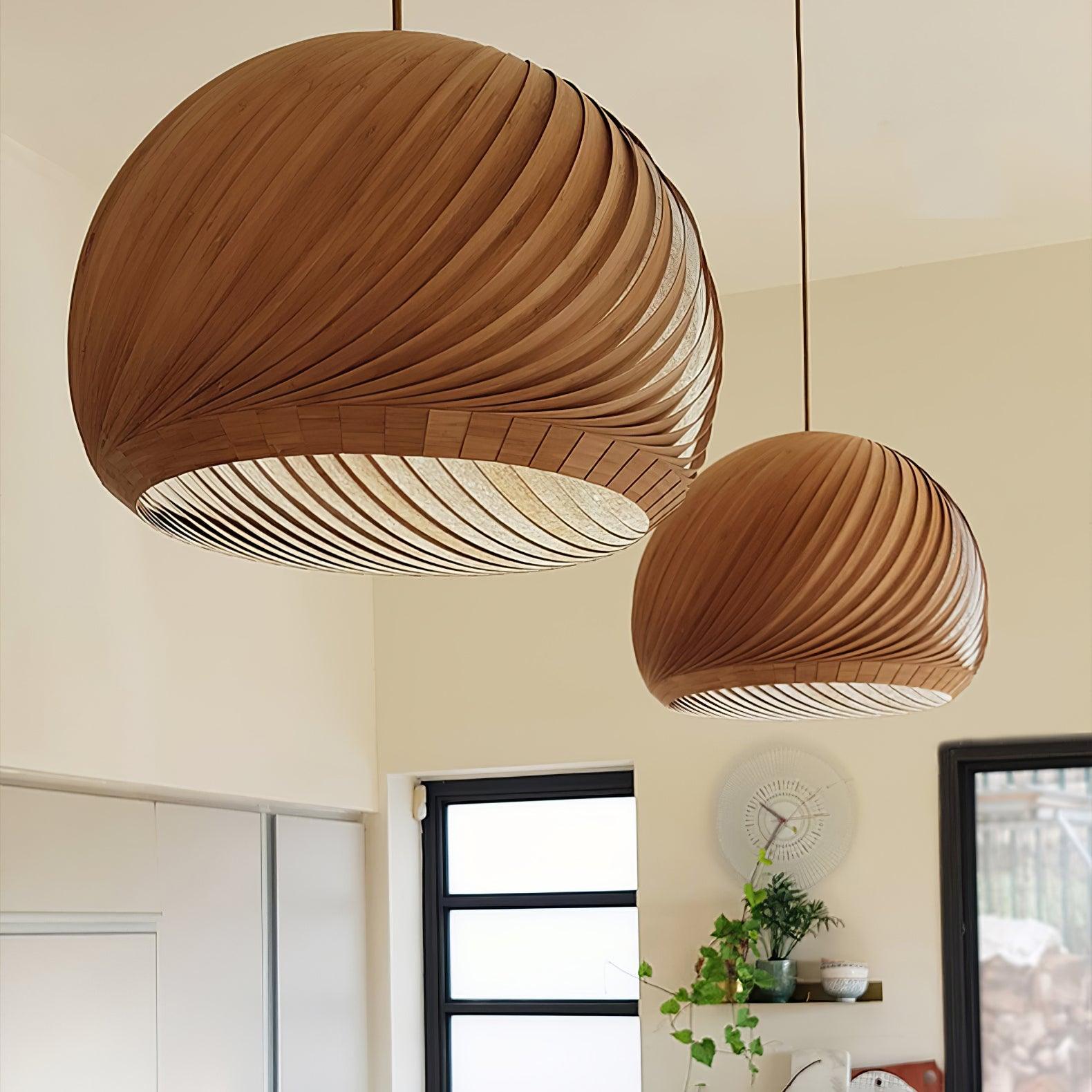 Lozum Wooden Pendant Light