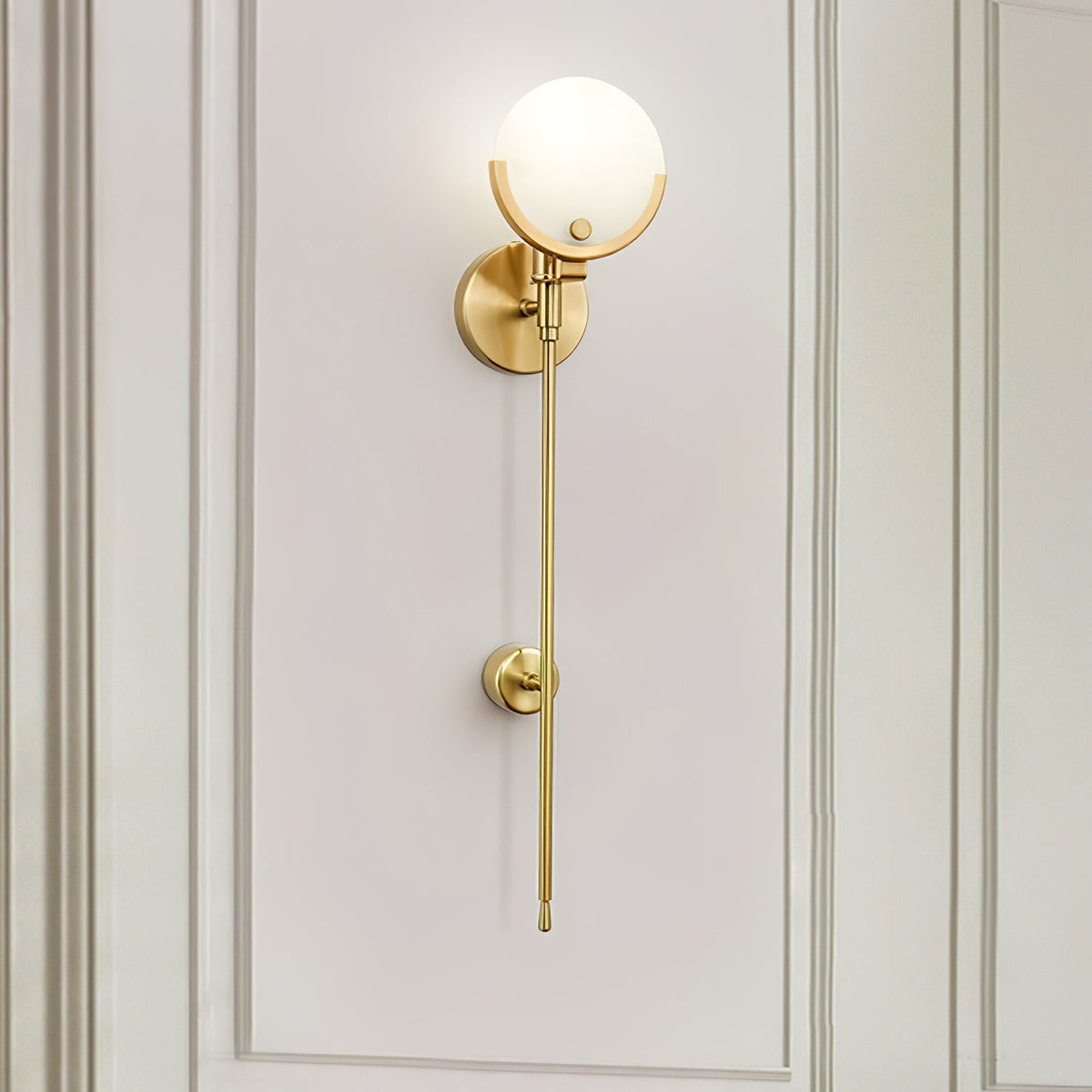 Ava Alabaster Brass Wall Lamp – detail 19