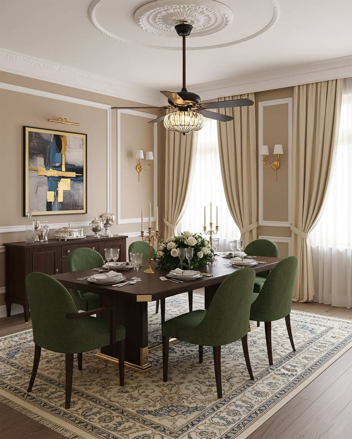 Bernardino Ceiling Fan Light – detail 5