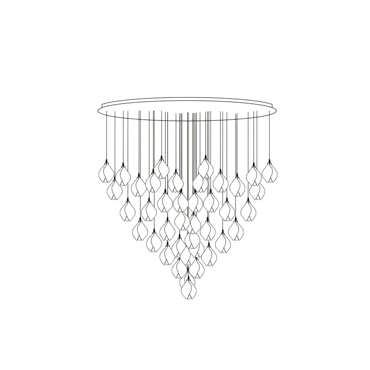 Lifiran Floral Pendant Light