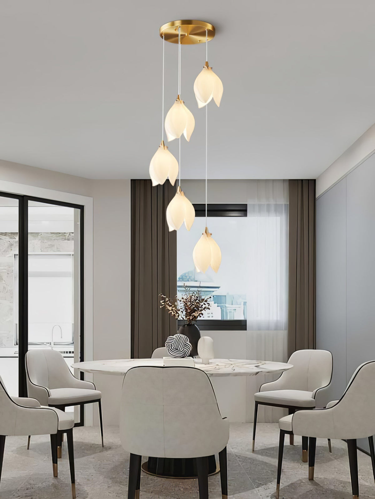 Lifiran Floral Pendant Light