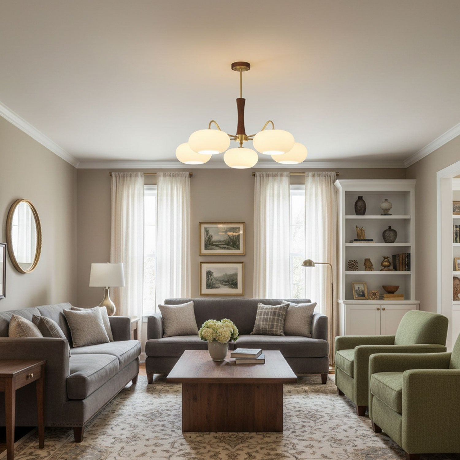 Alellrone Sculptural Chandelier