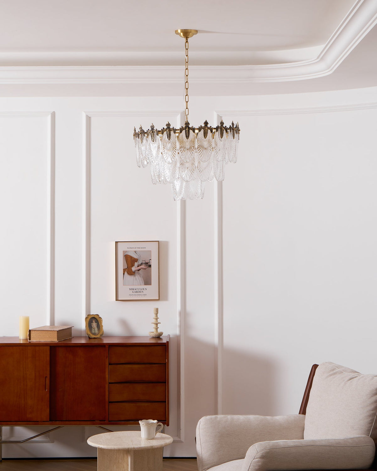 Agonir Art Nouveau Chandelier