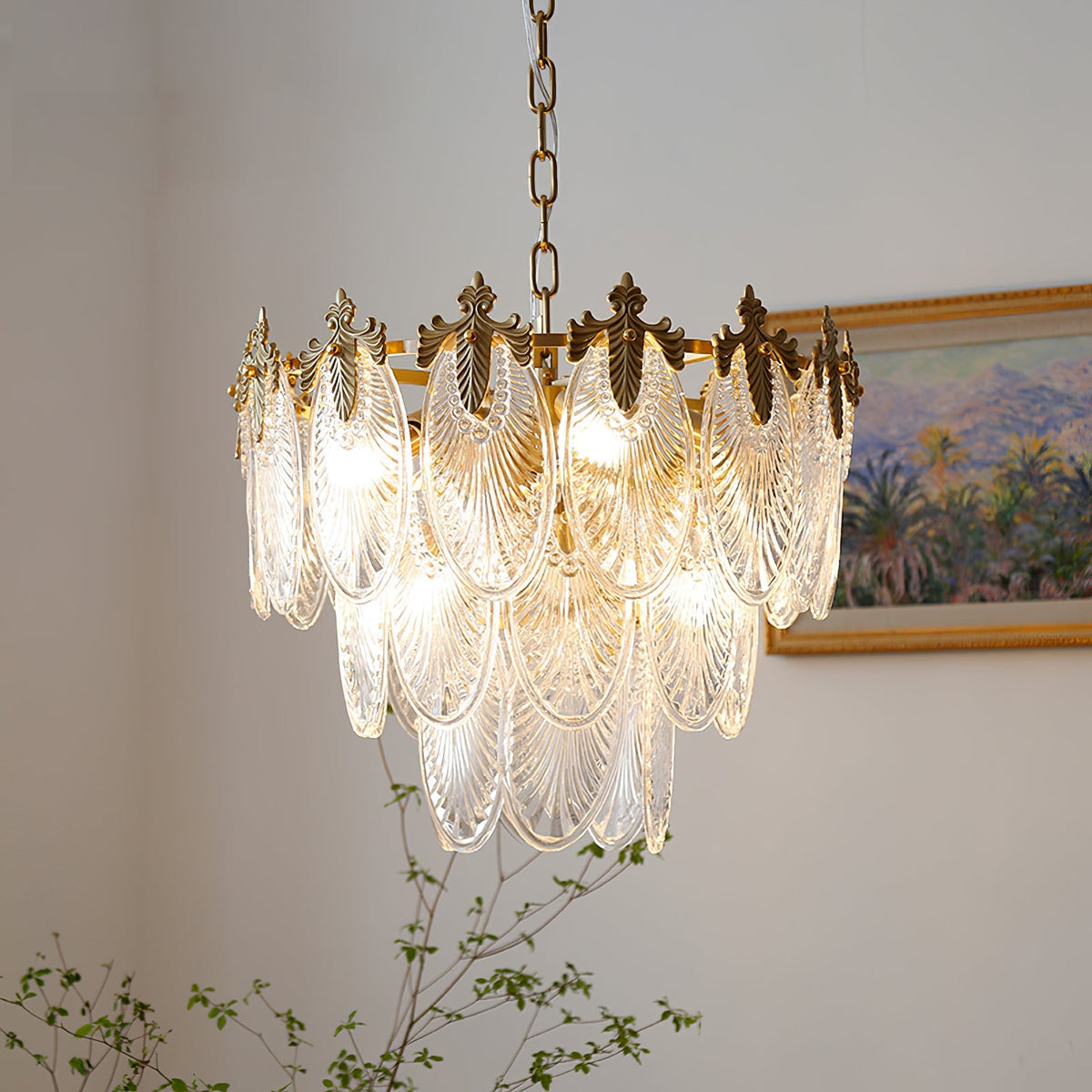 Agonir Art Nouveau Chandelier