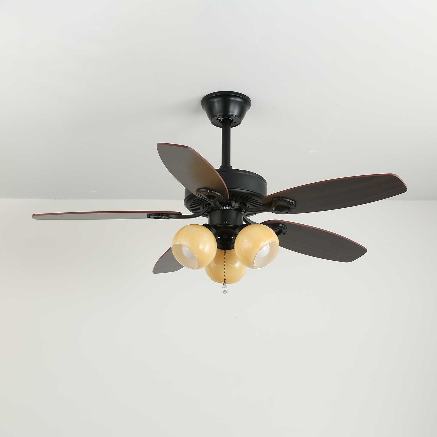 Lunoves Vintage Ceiling Fan Light