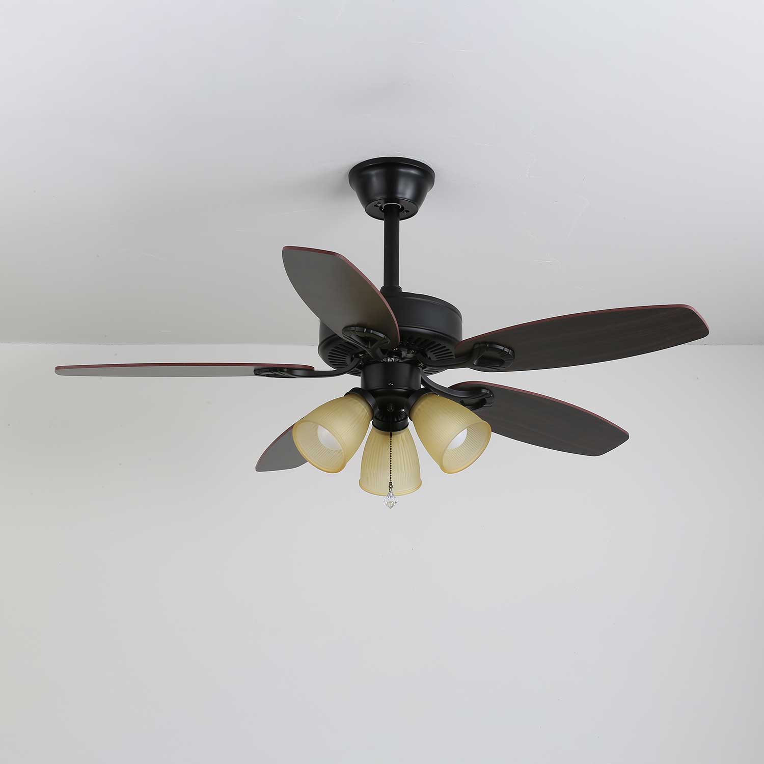 Lunoves Vintage Ceiling Fan Light