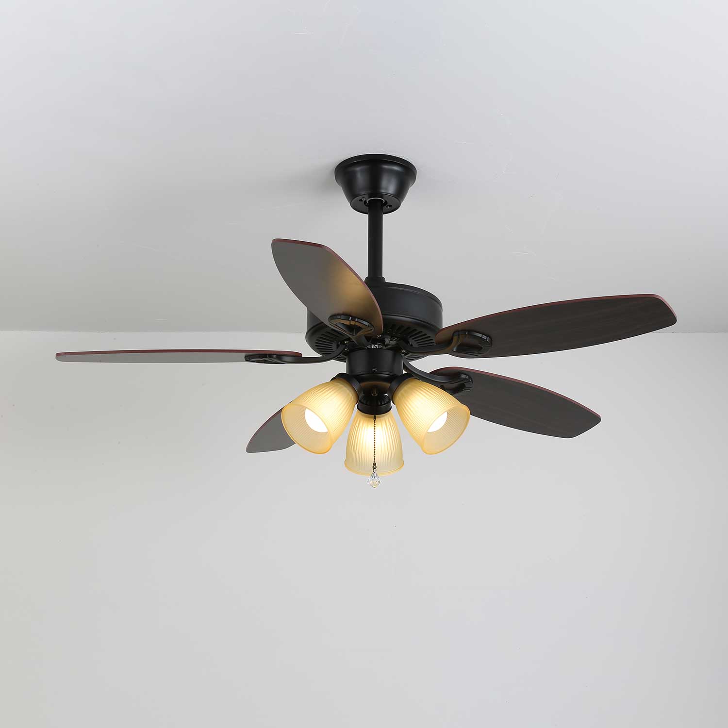 Lunoves Vintage Ceiling Fan Light