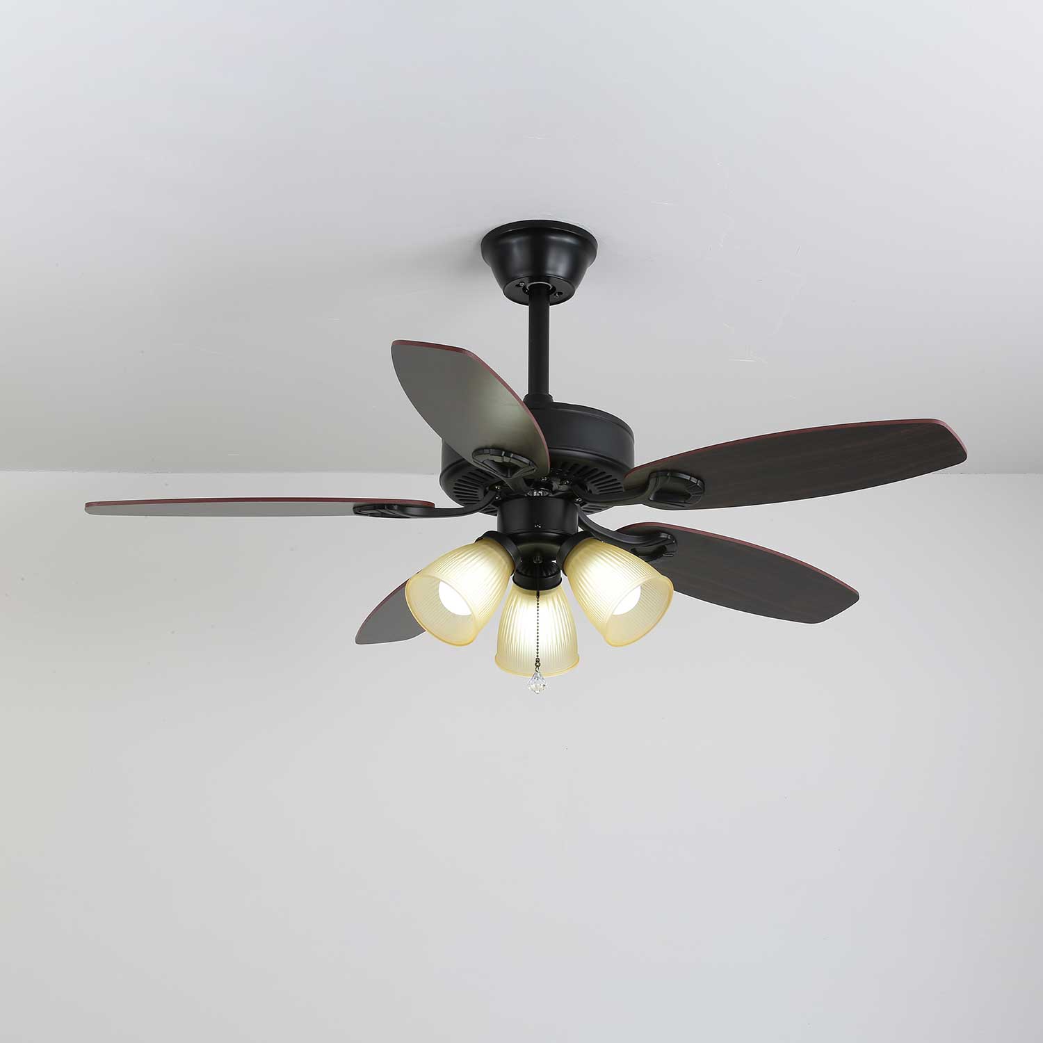 Lunoves Vintage Ceiling Fan Light