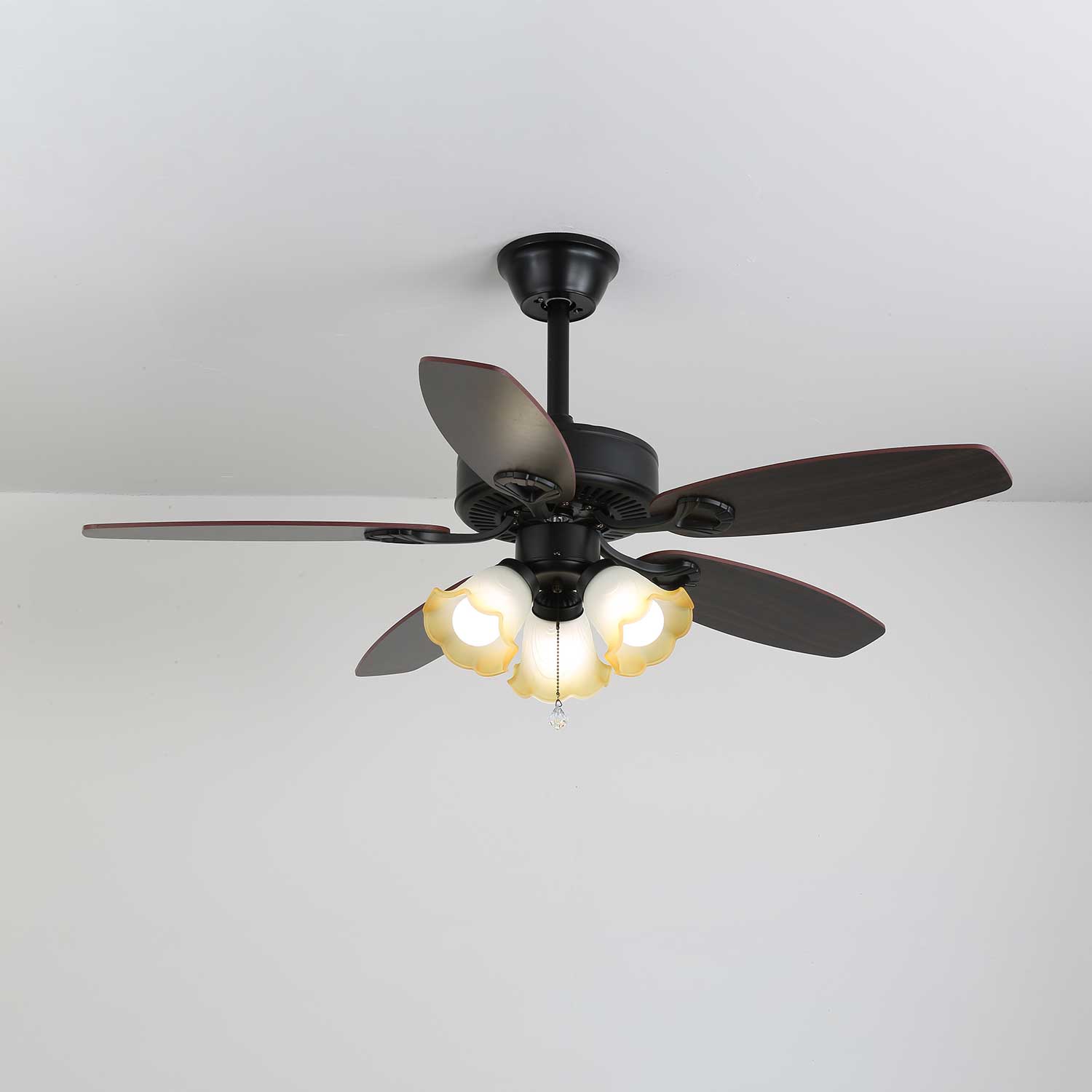 Lunoves Vintage Ceiling Fan Light