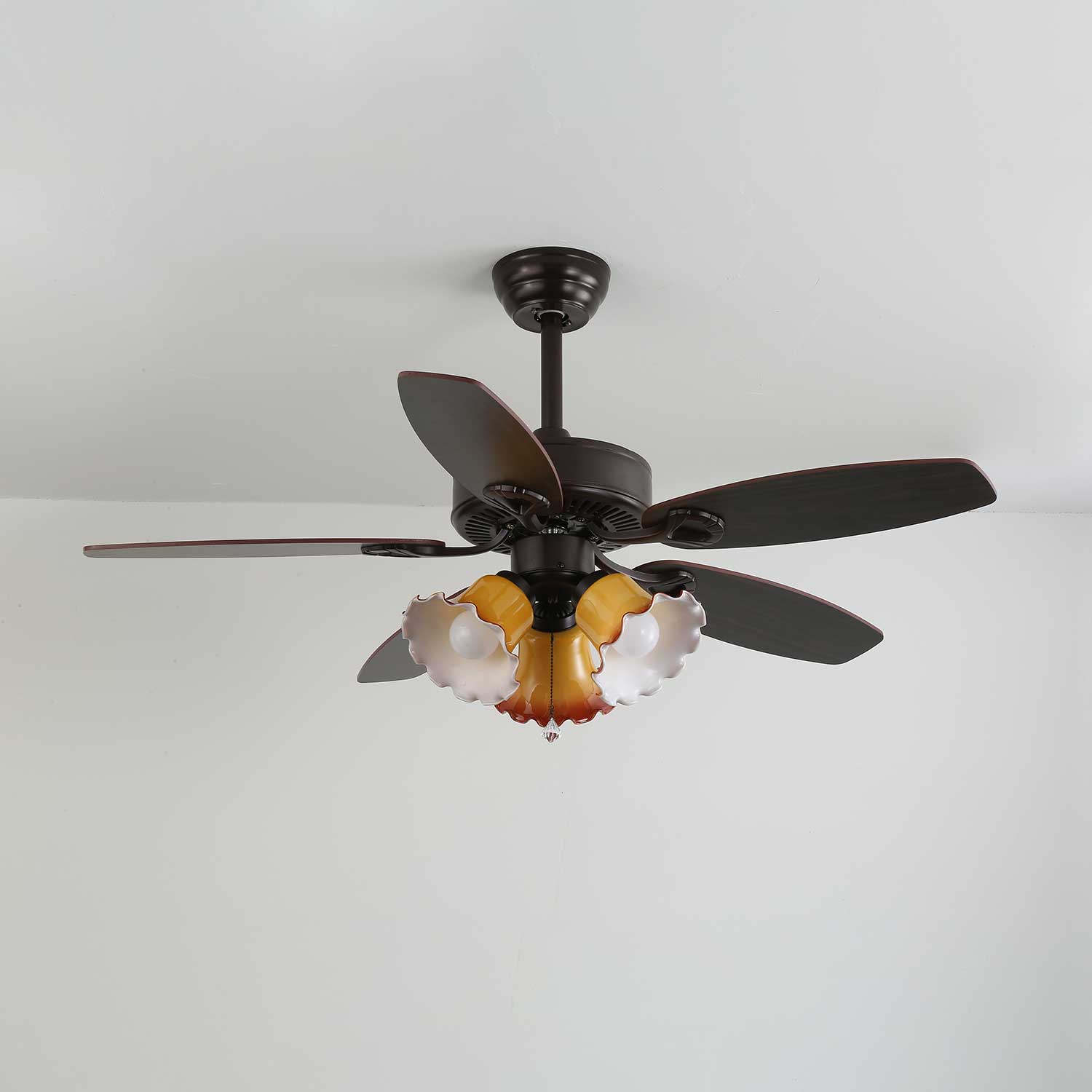 Lunoves Vintage Ceiling Fan Light