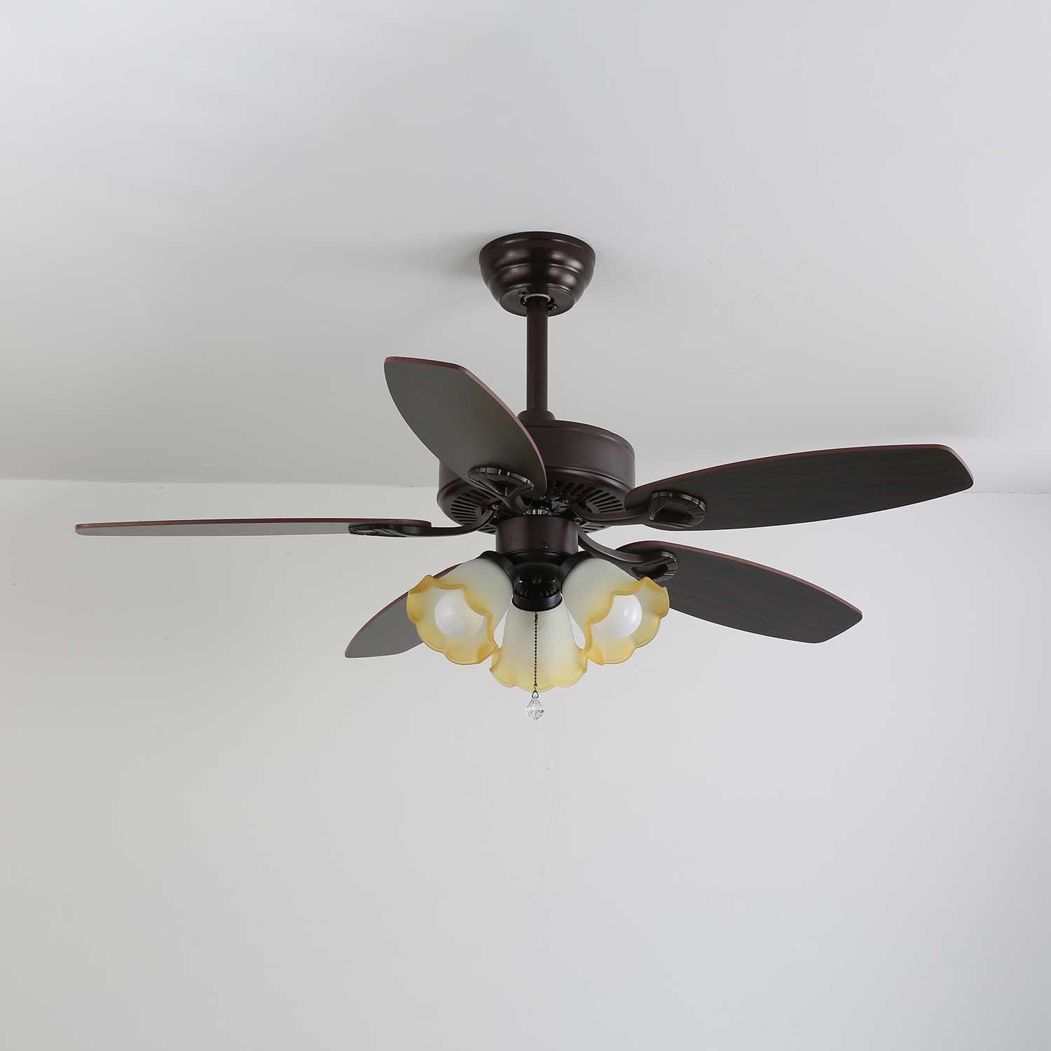 Lunoves Vintage Ceiling Fan Light