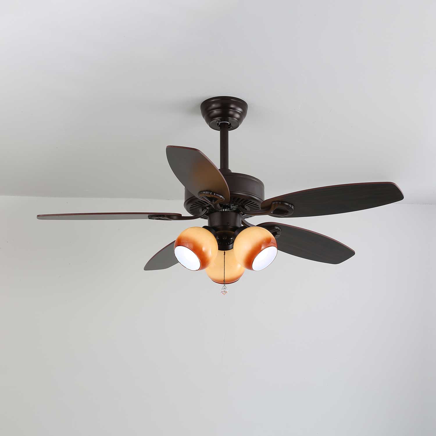 Lunoves Vintage Ceiling Fan Light