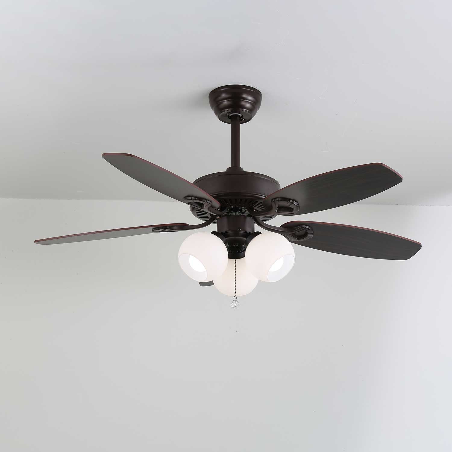 Lunoves Vintage Ceiling Fan Light