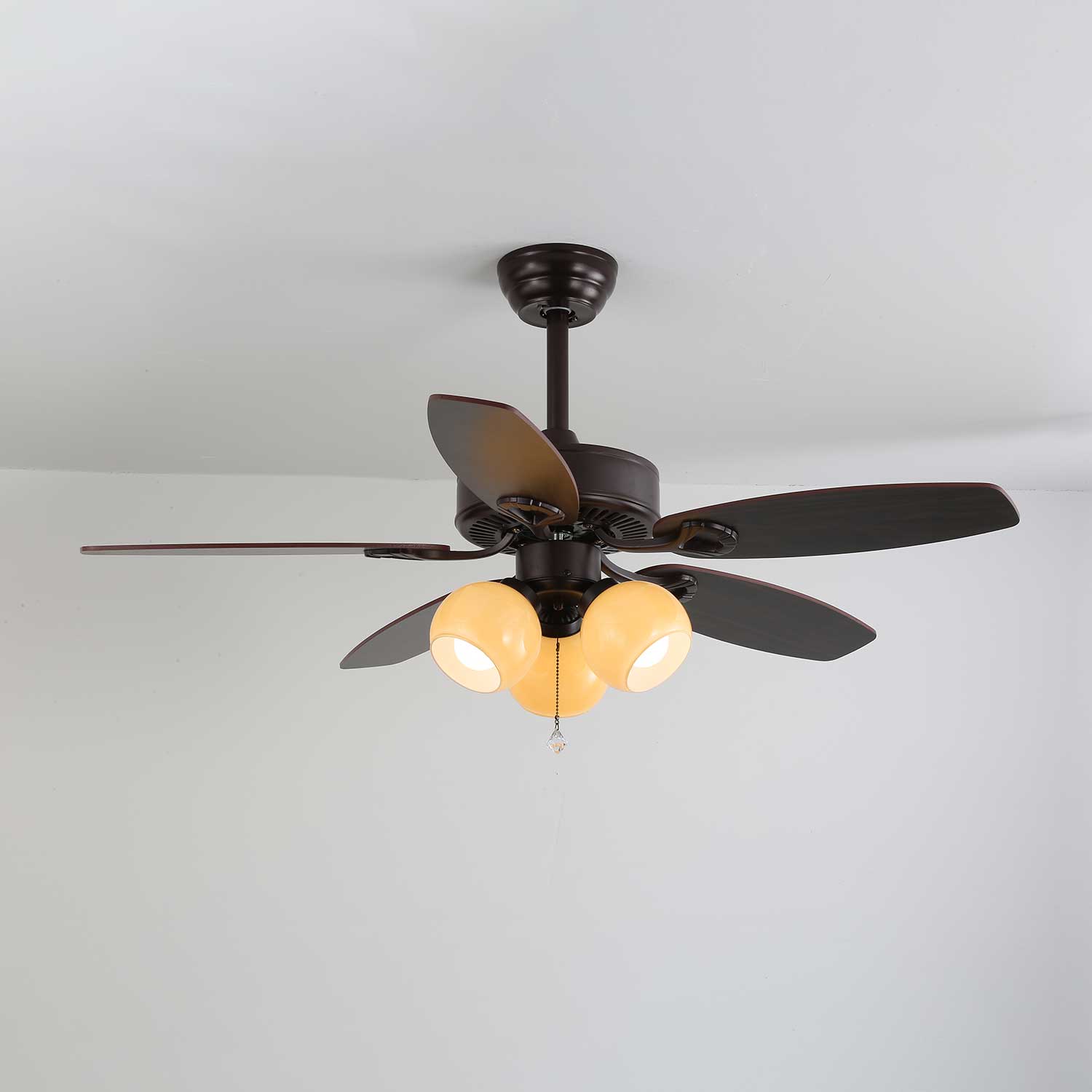 Lunoves Vintage Ceiling Fan Light