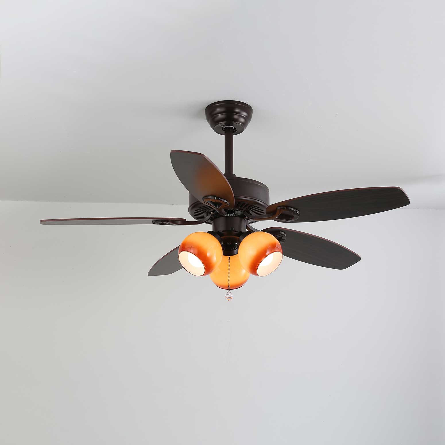 Lunoves Vintage Ceiling Fan Light