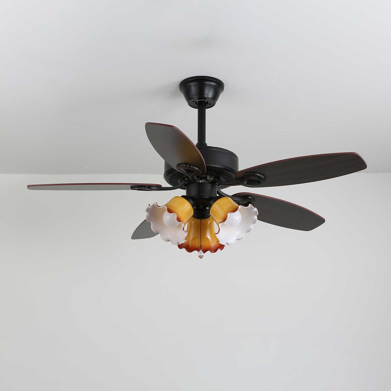 Lunoves Vintage Ceiling Fan Light