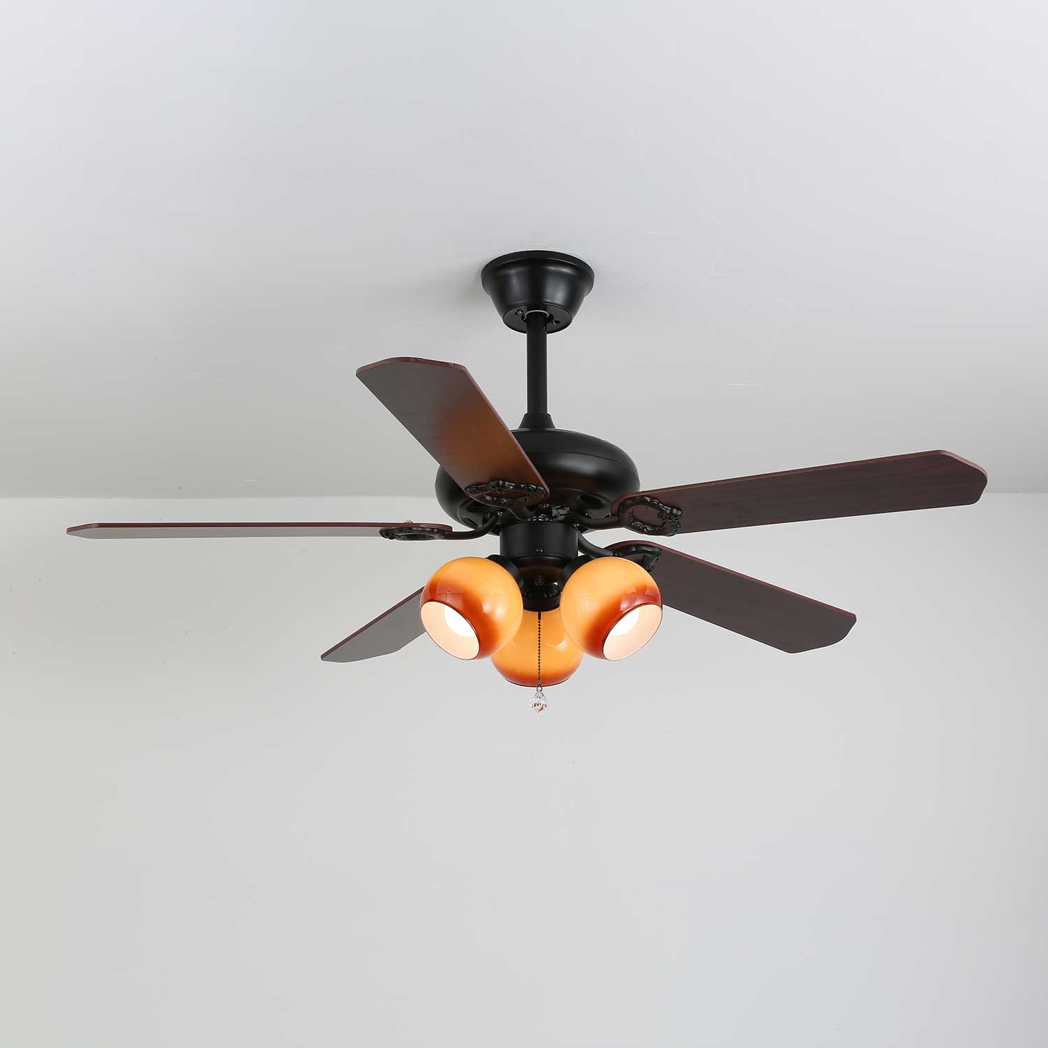 Lunoves Vintage Ceiling Fan Light