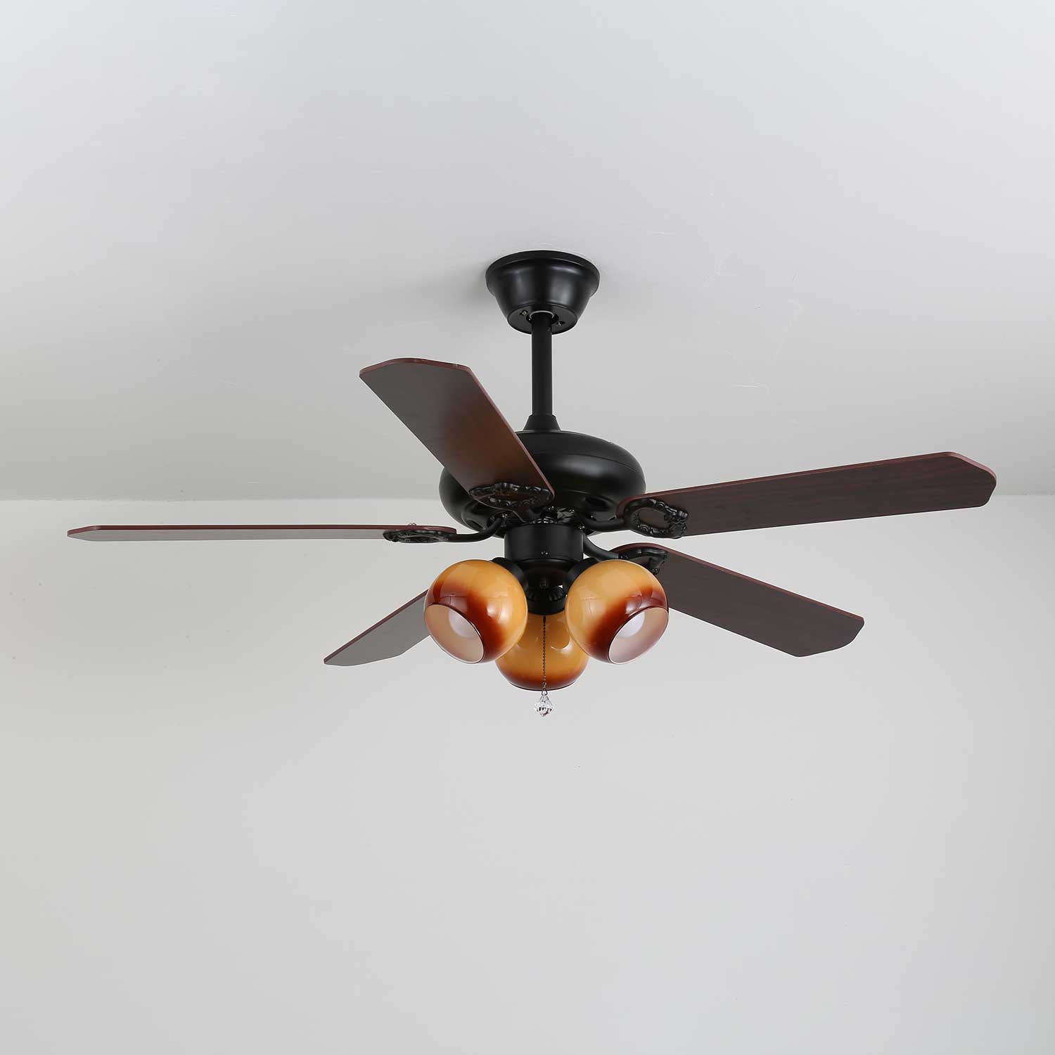 Lunoves Vintage Ceiling Fan Light
