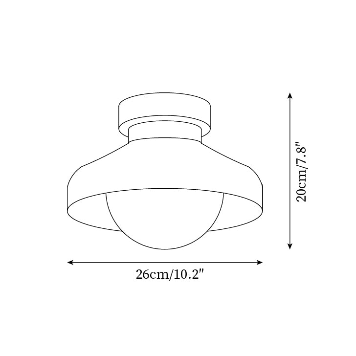 Edarelo Outdoor Ceiling Light