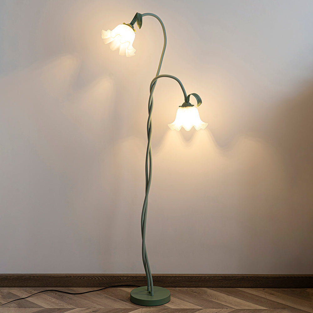 Lavelora Floral Floor Lamp