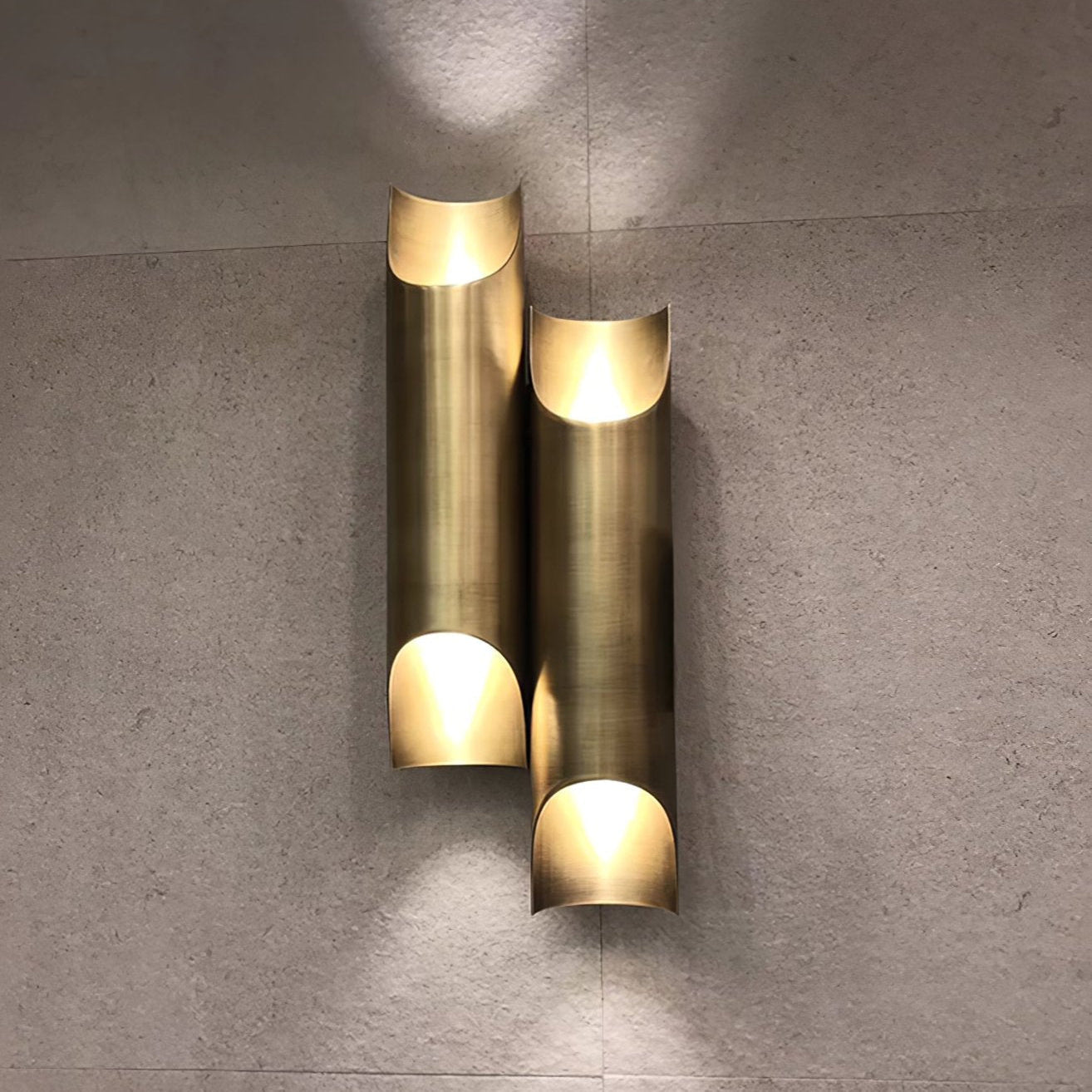 Lecona Brass Wall Light