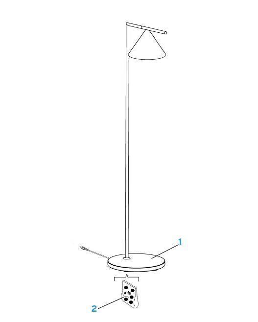 Resova Cone Floor Lamp